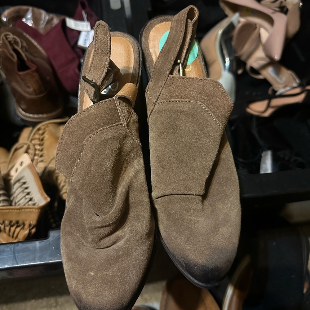 Brown Suede Women's Shoes